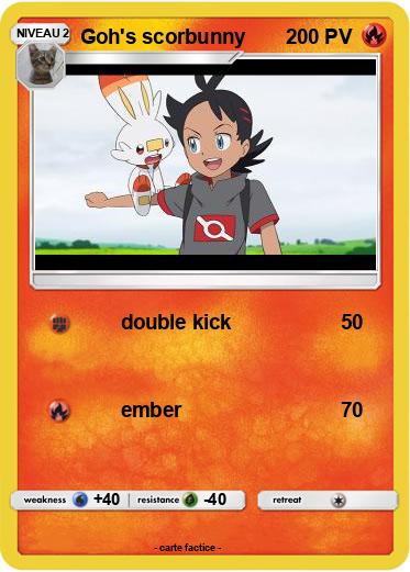 Pokemon Goh's scorbunny
