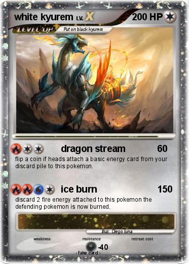 Pokemon white kyurem