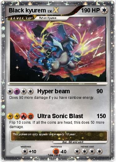 Pokemon Black kyurem