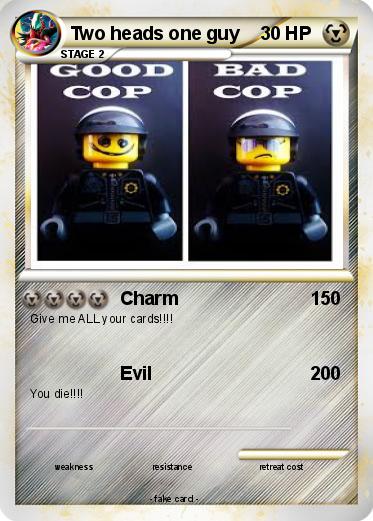 Pokemon Two heads one guy