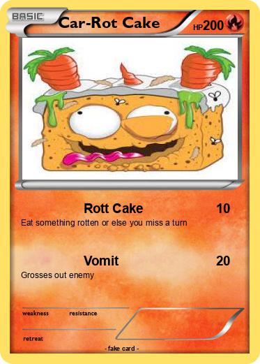 Pokemon Car-Rot Cake
