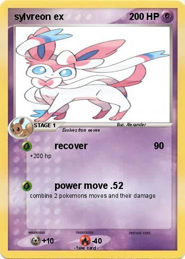 Pokemon sylvreon ex