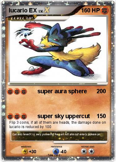 Pokemon lucario EX