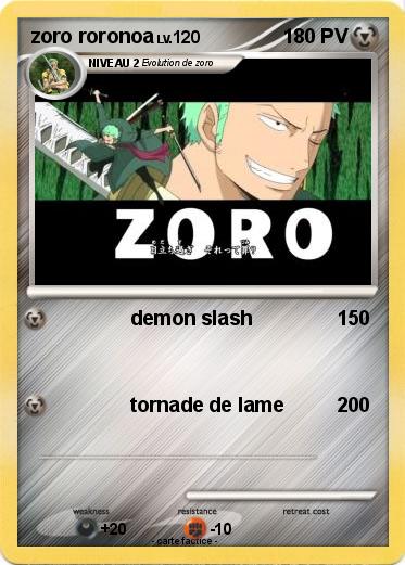 Pokemon zoro roronoa