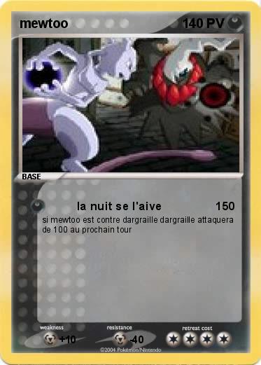 Pokemon mewtoo