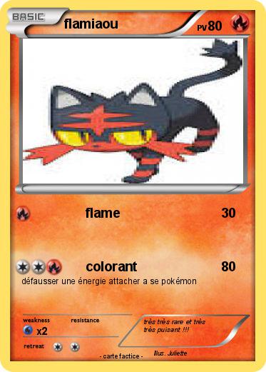 Pokemon flamiaou