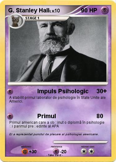 Pokemon  G. Stanley Hall