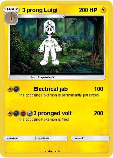 Pokemon 3 prong Luigi