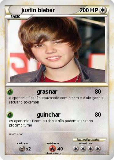 Pokemon justin bieber