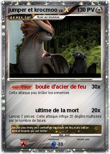 Pokemon jumper et krocmoo