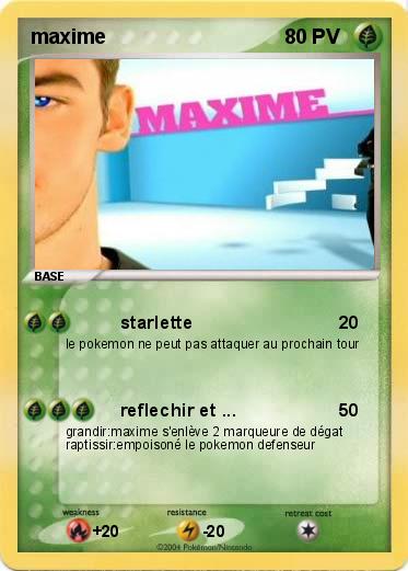 Pokemon maxime