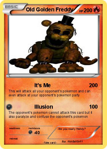 Pokemon Old Golden Freddy