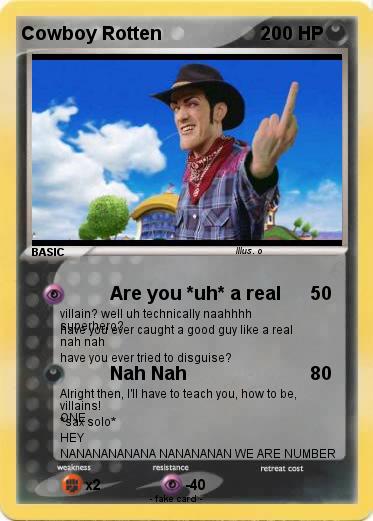 Pokemon Cowboy Rotten
