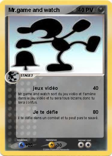 Pokemon Mr.game and watch
