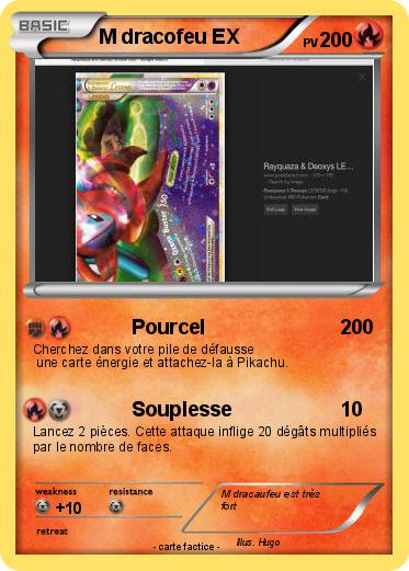 Pokemon M dracofeu EX