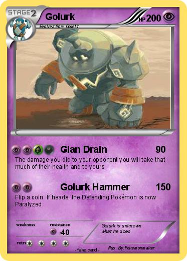 Pokemon Golurk