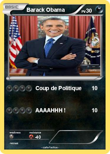 Pokemon Barack Obama