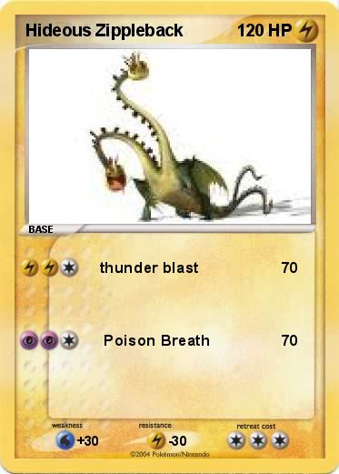 Pokemon Hideous Zippleback