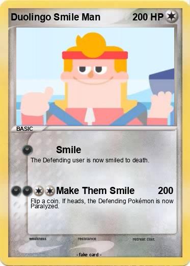 Pokemon Duolingo Smile Man