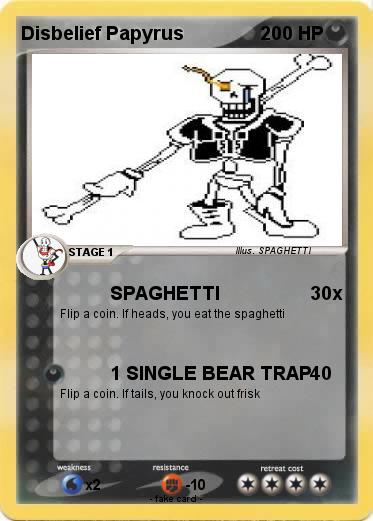 Pokemon Disbelief Papyrus