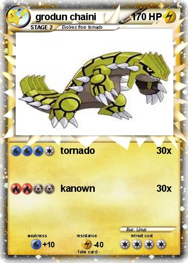 Pokemon grodun chaini