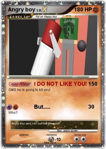 Pokemon Angry boy