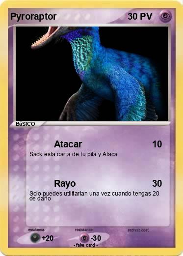 Pokemon Pyroraptor