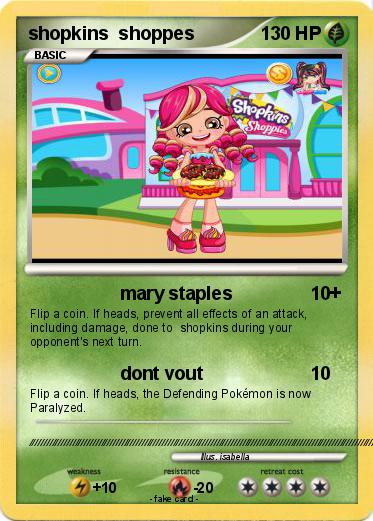 Pokemon shopkins  shoppes