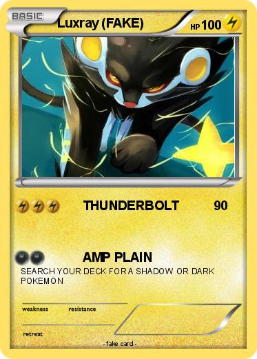Pokemon Luxray (FAKE)