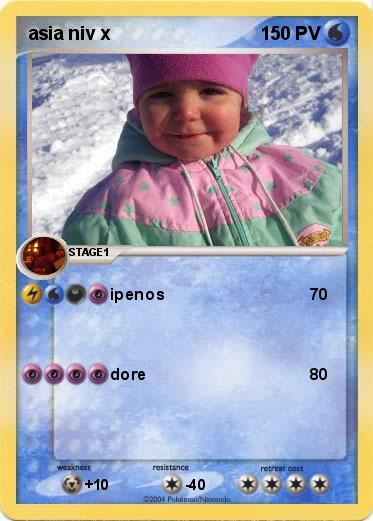 Pokemon asia niv x