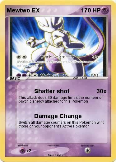 Pokemon Mewtwo EX
