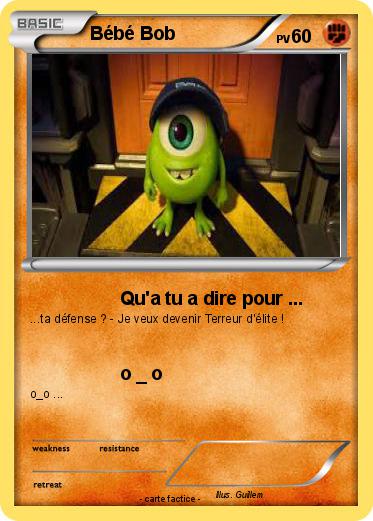 Pokemon Bébé Bob