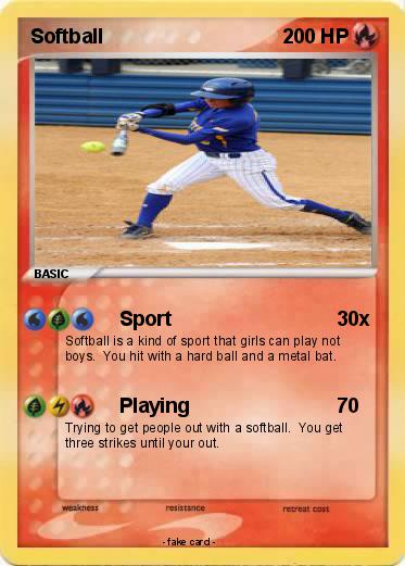 Pokemon Softball