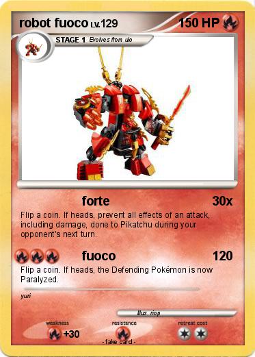 Pokemon robot fuoco