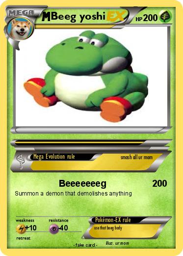 Pokemon Beeg yoshi