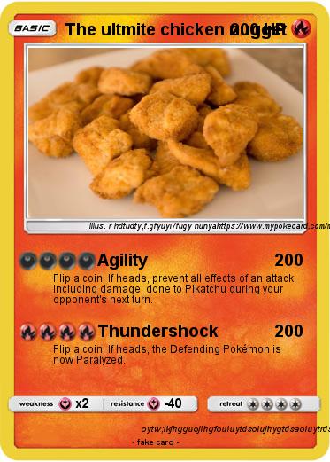 Pokemon The ultmite chicken nugget