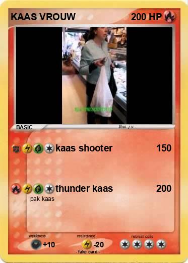 Pokemon KAAS VROUW