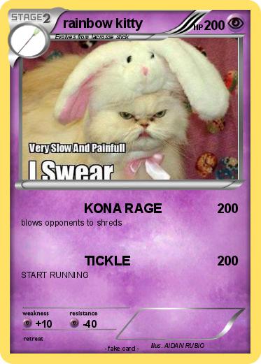 Pokemon rainbow kitty