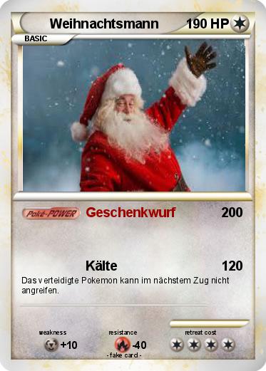 Pokemon Weihnachtsmann