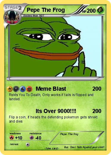Pokemon Pepe The Frog