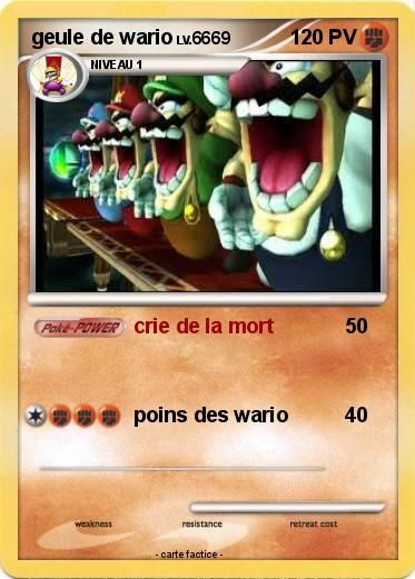 Pokemon geule de wario