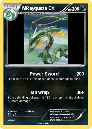 Pokemon MRayquaza EX