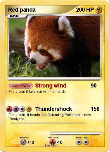 Pokemon Red panda