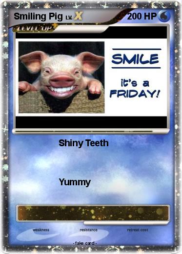 Pokemon Smiling Pig