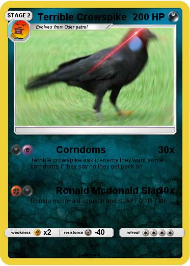Pokemon Terrible Crowspike