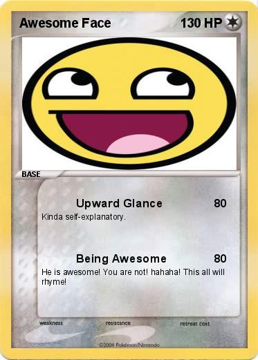 Pokemon Awesome Face