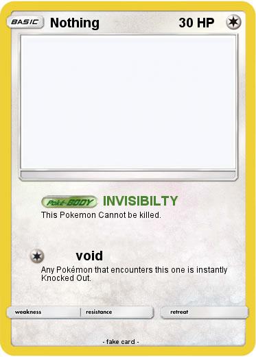 Pokemon Nothing