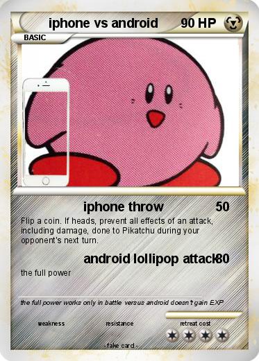 Pokemon iphone vs android