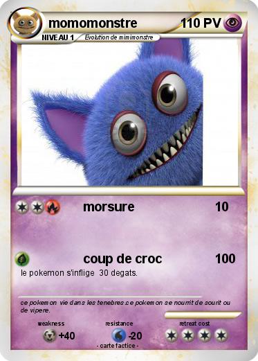 Pokemon momomonstre