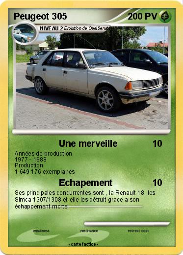 Pokemon Peugeot 305
